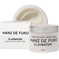 Hanz de Fuko Claymation Strengthen Hold Mens Hair Styling Clay Men Premium Mud with Matte Finish 56g