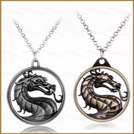 Fighting Game Movie Mortal Kombat Necklace Dragon Jane Empire Pendant Necklace Vintage Jewelry Colli