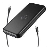 Choetech 10W wireless PD20W/Wireless Powerbank Black