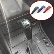 Carbon Fiber Car Gear Shift Knob Cover Decorative Sticker Trim For BMW 3Series 2005-2012  E87 E90 E91 E92 E93 Car Interior Accessories