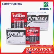 Eveready Super Heavy Duty AA (R6) & AAA (R03) Battery (4 pcs/pack) Carbon Zinc Batteries 1.5V 100% O