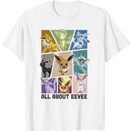 Pokémon Eevee Evolution Jolteon Flareon Umbreon Sylveon T-Shirt