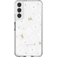 【預購】三星手機殼/Samsung Galaxy S22系列/花開原野/透白