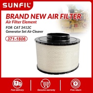 Brand New Air Filter 371-1806 Air Filter Element 7C-1571 For CAT 3412C Generator Set Air Clearer