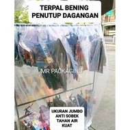 Terpal Penutup Dagangan | Kudung Atap Jualan | Payung JumboPlastik Meteran Bening | Plastik Roll per meter | Plastik Gulung Transparan | Plastik Cor Bangunan | Plastik Hidroponik UV Tebal