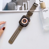 <SJ>Jelly Silicone Strap for IWatch Ultra2 49mm series 9 8 7 SE 6 5 4 3 2 1 Watch 45mm 41mm 44mm 40m