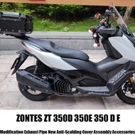 FOR ZONTES ZT 350D 350E 350 D E Motorcycle Modification Exhaust Pipe New Anti-Scalding Cover Assembl