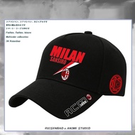 Yijia Football Fan AC Milan Cap Football Club Championship Sports Outdoor Baseball Hat Male Cotton S