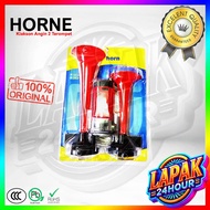 2-horn Dynamo Horn, Twin Horn 2 Trumpets, Air horn for trucks, Air Compressor Horn