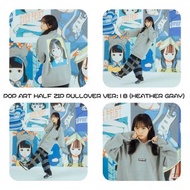 OVERPRINT POP ART HALF ZIP PULLOVER VER:18 (HEATHER GRAY)