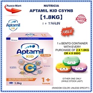 APTAMIL KID C-SYNB 1+【600G / 1.8KG】FREE 1 BENTO WITH WITH PURCHASE OF 2X1.8KG