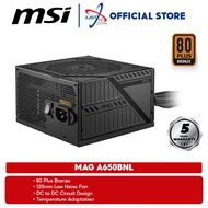 MSI MAG A650BN / A650BNL (NON MODULAR) 650W 80PLUS BRONZE POWER SUPPLY PSU ( 306-7ZP2B18-CEO / 306-7
