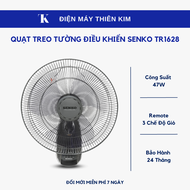 Quạt treo tường điều khiển Senko TR1628 47W - Bảo Hành 24 Tháng Toàn Quốc