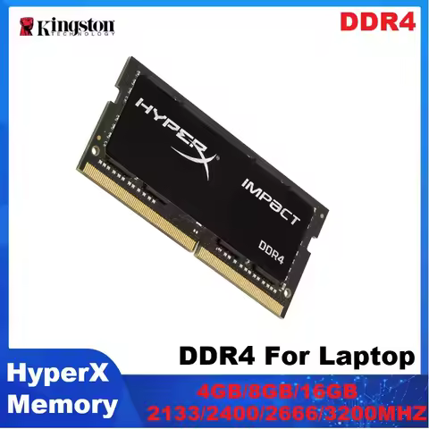 Hyperx FURY Impact DDR4 Memory LAPTOP RAM 4GB 8GB 16GB SODIMM RAM 2133MHz 2400MHz 2666MHz 3200MHz So