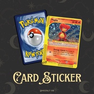 [Pokemon TCG Card Sticker - MAGBY] TnG Sticker / Access Card Sticker / Card Sticker