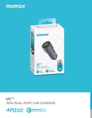 [預訂2403][特價] Momax - UC15E (UC15) 38W 雙輸出車載充電器（汽車充電器）