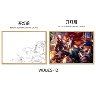 โคมไฟตุ๊กตาตัวละครฮีโร่ Noxus Hand ไฟ LED สีสันสดใสสำหรับห้องเล่นเกมส์ ของขวัญสำหรับแฟนๆ วัยรุ่น ของ