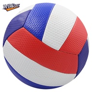 WBStar ลูกบอลวอลเลย์บอลหนัง PU,ลูกวอลเลย์บอลสำหรับฝึกซ้อมบอลเกมส์ที่ได้เคลื่อนไหวชายหาดยิมมือใหม่