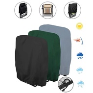 【Thriving】 Outdoor Chair Coveres Folding Chair Cover Waterproof Chair Cover Recliner Cover Waterproof Oxford Cloth 110cmx71cm