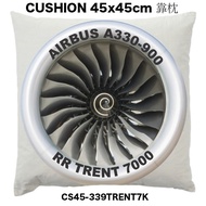 R RBF Out Of Print A330-900 TRENT 7000 CUSHION 45CM Pillow CS45-339TRENT7K
