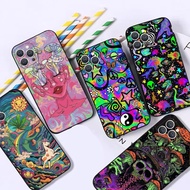 TK-1 Mushroom Psychedelic Art  Phone Case For iPhone 16, 17，15,14,13,12,Pro,Max,11,7,8,Plus,XR,XS Ma