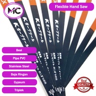 Mata Gergaji Besi Super Tajam Kecil 30 Cm Flexible Hand Saw Alat Potong Besi Stainless Kuningan Pipa
