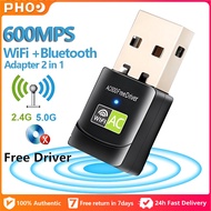 PHO Wifi Adapter,Pocket Wifi Usb Bluetooth Receiver Wifi Dongle Portable Wifi Receiver
