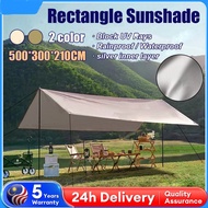 RD STOCK🔥EcoSport BIG(4.5m x 6m) Flysheet Lightweight Fly Sheet With Silver Coating Shelter Waterproof Camping Tarp Tent