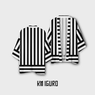 Haori Kimono Outer Outwear Casual FullPrint Anime Kimetsu No Yaiba Olanai Iguro