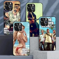Grand Theft Auto gta 5 Tempered Glass Phone Case For IPhone 15 14 13 12 11 Pro XS Max Plus Mini X XR