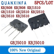 5PCS KBJ608 KBJ808 KBJ1510 GBJ1510 GBJ2510 KBJ2510 GBJ3510 KBJ3510 GBJ5010 KBJ5010 6A/8A/15A/25A/35A