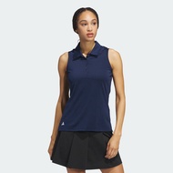 adidas Golf Ultimate365 Solid Sleeveless Polo Shirt Women Blue IW1994