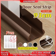 PVC Silent noise reduction Door Seal Strip Portable Dust Blocker Inserted Sealing Gap Bottom Seal Do