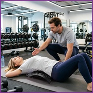 Lower Back Stretcher 4-Level Adjustable Spine Corrector Lumbar Back Stretch Board for Workout Physic