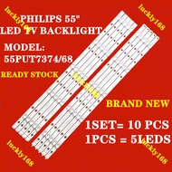 NEW 10PCS 55PUT7374/98 55PUT7374/68 PHILIPS 55"LED TV BACKLIGHT(LAMP TV) PHILIPS 55 INCH LED TV BACKLIGHT 55PUT7374 55PUT737468