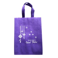 UNGU Eid al-Fitr Spunbond Bag 30 x 40 x 8 Eid al-Fitr Goodie Bag/ size 30x40x8 (PURPLE 30X40 KETUPAT