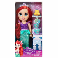 迪士尼公主 - 【36cm抱抱飲茶公仔】Disney Princess Doll Tea Time (Ariel & Flounder)｜1252 | 小魚仙 人魚公主｜美人魚公仔｜飲茶公仔 | 平行