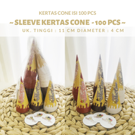 contong krupuk es krim 100pcs con corong es krim murah cone es krim karakter corong es