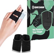 2 Pcs Trigger Finger Splint with 2 Metal Bars for double fingers, Finger Brace Finger Buddy, Immobil