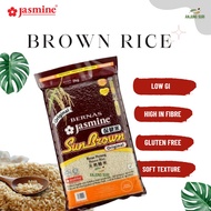 Jasmine Original Sun Brown Rice 2kg Beras Perang Vacuum Pack Pek Vacum Diabetic Diet Less Calorie Le