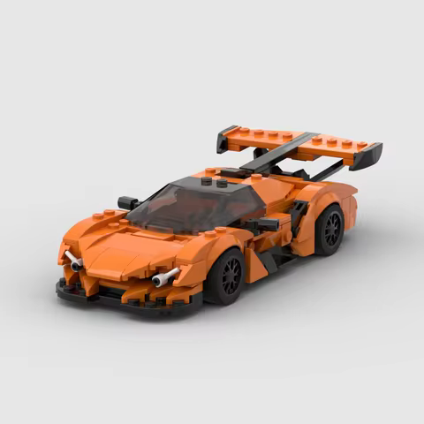 MOC-78010 299pcs Apollo IE /EVO racing sports car Vehicle Speed Champion Racer Building Blocks Brick