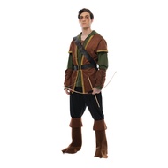 Boys Archer Robin Hood Cosplay Costume Halloween Kids Forest Hunter Hoodie Outfits
