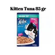 Felix Wet Pouch 85 grams Adult Kitten Tuna Chicken Salmon Wet Cat Food