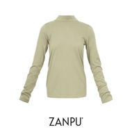 ZANPU AW26 Essential Dye Mockneck Tee เสื้อยืดคอปีน ทรงพอดีตัว BL-9260908