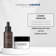 Combo Dưỡng Da x2 Trắng Sáng Lumiderm Vita Niacinamide 20% Cream + Vita Niacinamide 20% Serum