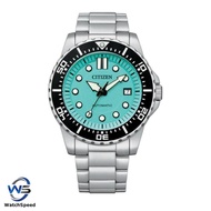 Citizen Cyan Dial NJ0170 NJ0170-83X Automatic Stainless Steel Analog Men's Dress Watch