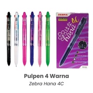 ZEBRA Zebra Hana Pen 4 Colors / Colors - 4C Pen