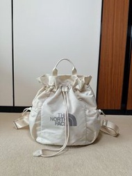 全新The North Face backpack米白色背囊The North Face 背包 The North Face斜孭袋The North Face bag