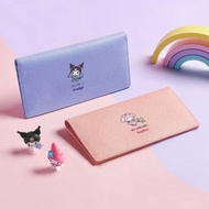 My Melody x Kuromi 限量版 客製化刻字 皮革纖薄長錢包 (4色)