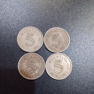 Syiling Lama Malaysia 5 sen 1967 Collection